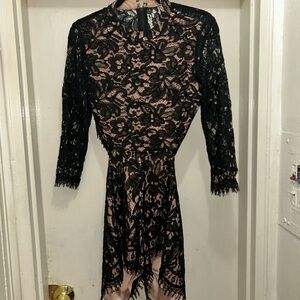 Alexis Black Lace Jumpsuit